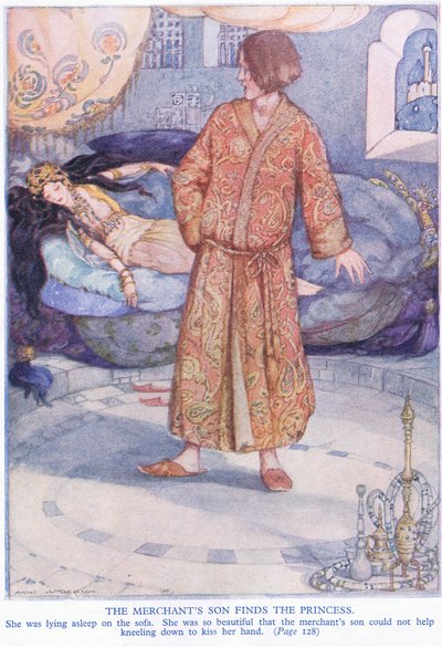 Der Sohn des Kaufmanns findet die Prinzessin von Anne Anderson